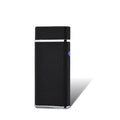USB rechargeable metal lighter in matte black finish, 75mm length, electric arc tip