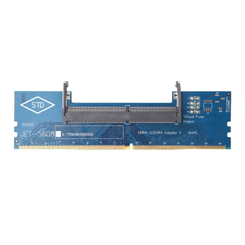 DDR4 laptop to desktop memory adapter card with electrostatic protective bag for safe component transfer
