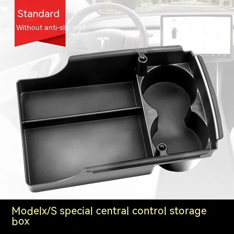 Tesla centre armrest storage box retrofit kit for Model 3, Model X and Model S interior organisation