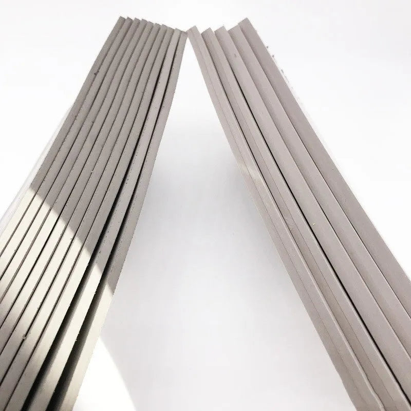 Plastic light-sensitive mat for creating photosensitive seals, shown in 2mm, 4mm, and 7mm thickness options.