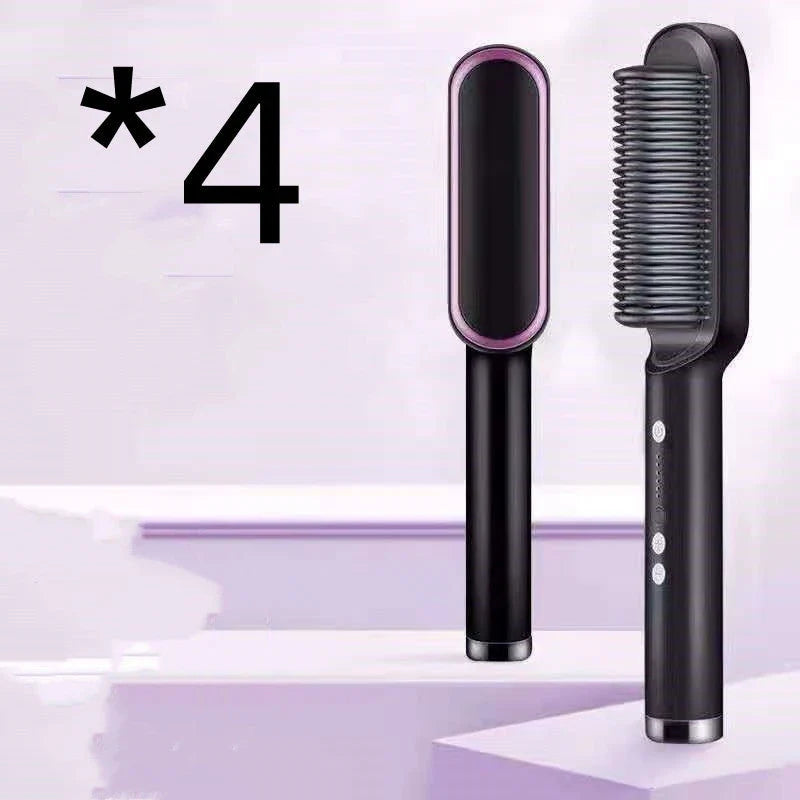 Premium 2-in-1 Hair Straightener & Curling Iron with Negative Ion Technology for Smooth, Shiny Hair