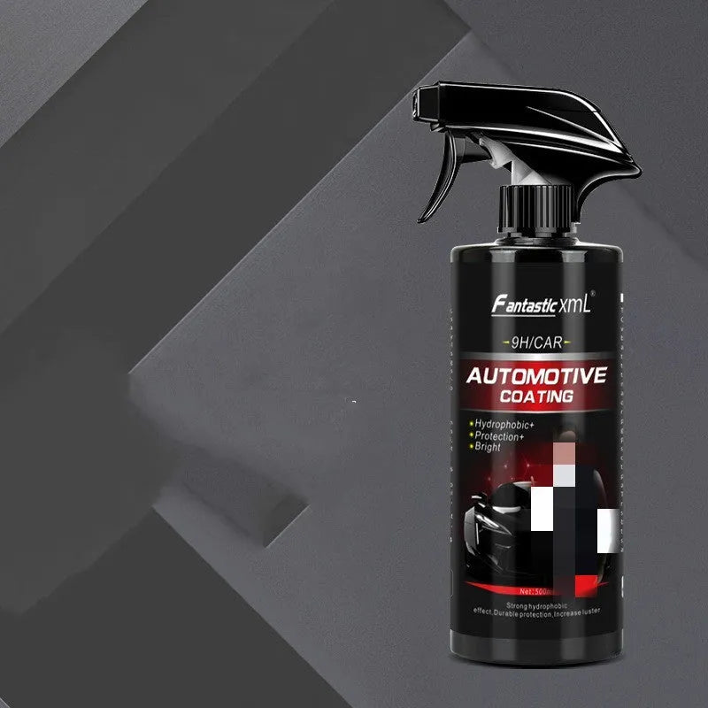500ml automotive coating agent spray bottle with microfiber towel for car paint protection