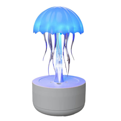 Stylish jellyfish-inspired humidifier and essential oil diffuser with 7-color LED lights for a soothing, relaxing atmosphere