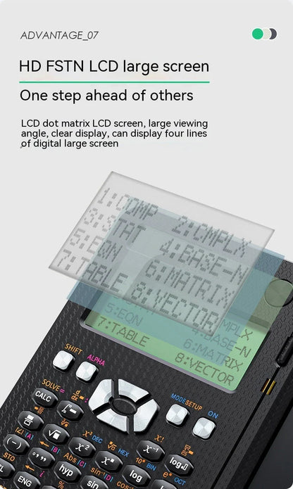 Versatile folding scientific calculator with integrated digital handwriting pad for seamless note-taking and calculations