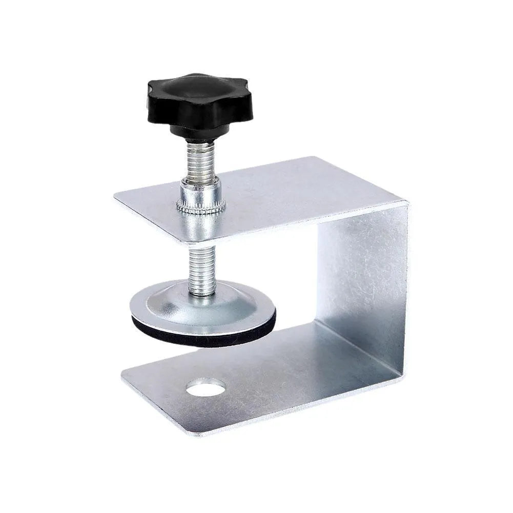 Drawer panel fixing clip set showing dual-use, three-use and U-clip formats in metal construction