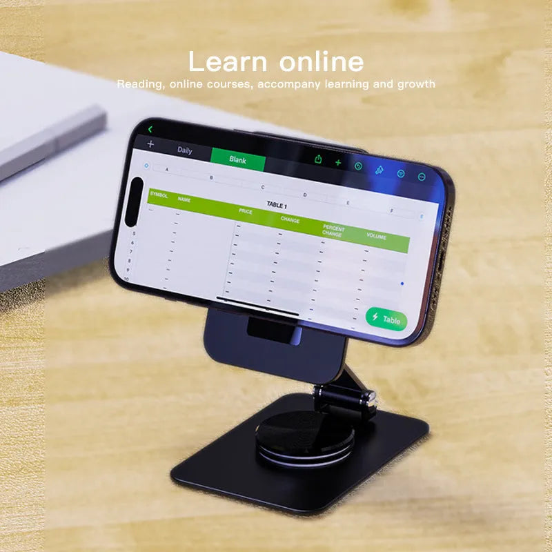 Black digital magnetic wireless charger 15W with Type-C interface for Apple iPhone models
