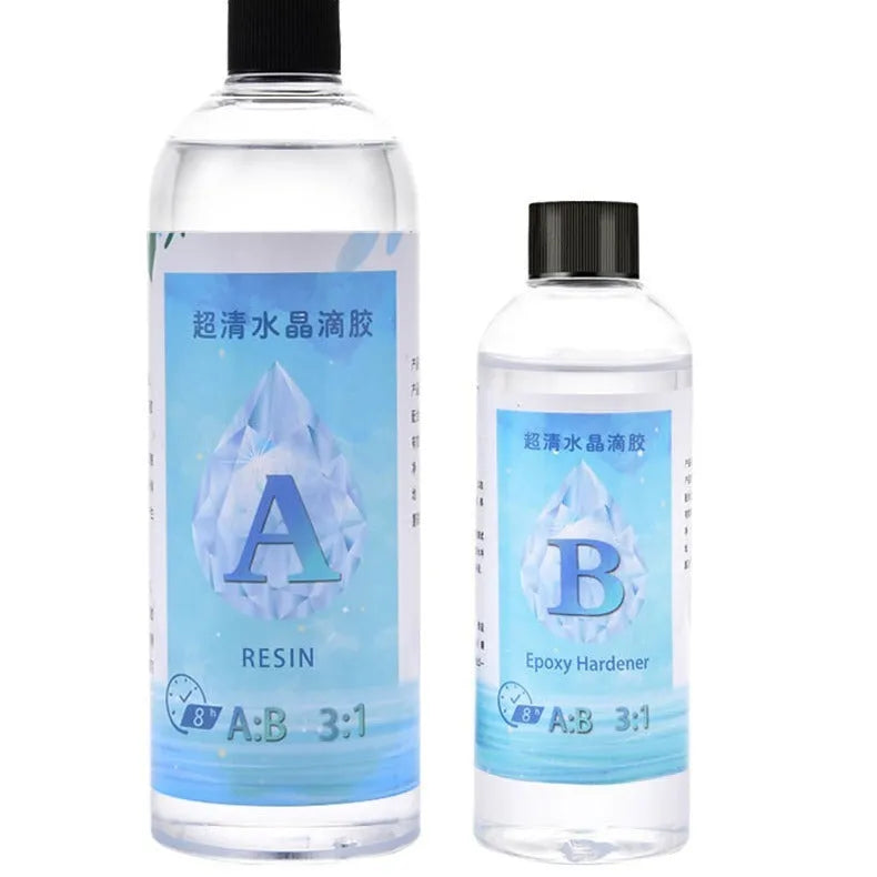1kg bottle of epoxy resin 31 crystal glue for DIY crafts and ornaments