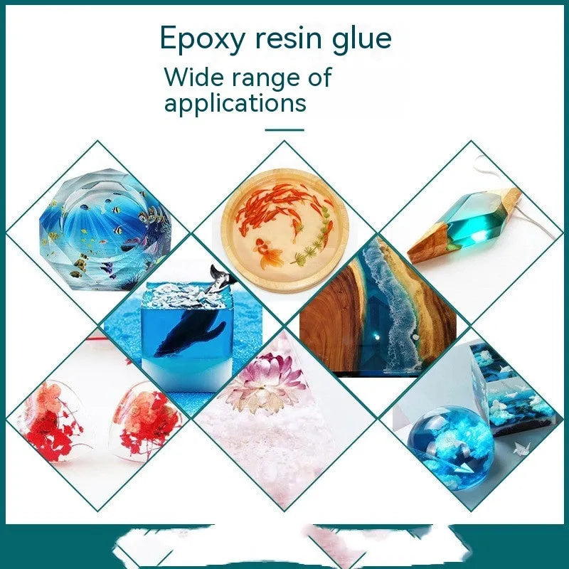 1kg bottle of epoxy resin 31 crystal glue for DIY crafts and ornaments