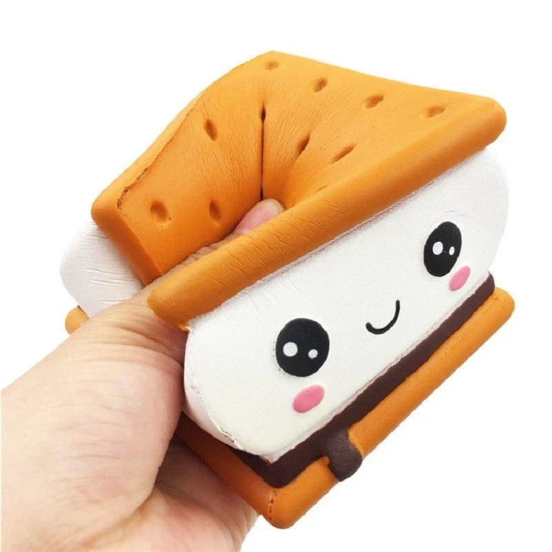 Chocolate Sandwich Biscuit Toy - A delightful fusion of chocolate, biscuit, and plush cuddle-worthy design