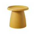 Mushroom small coffee table plastic 50x45cm for balcony living room in modern simplicity style