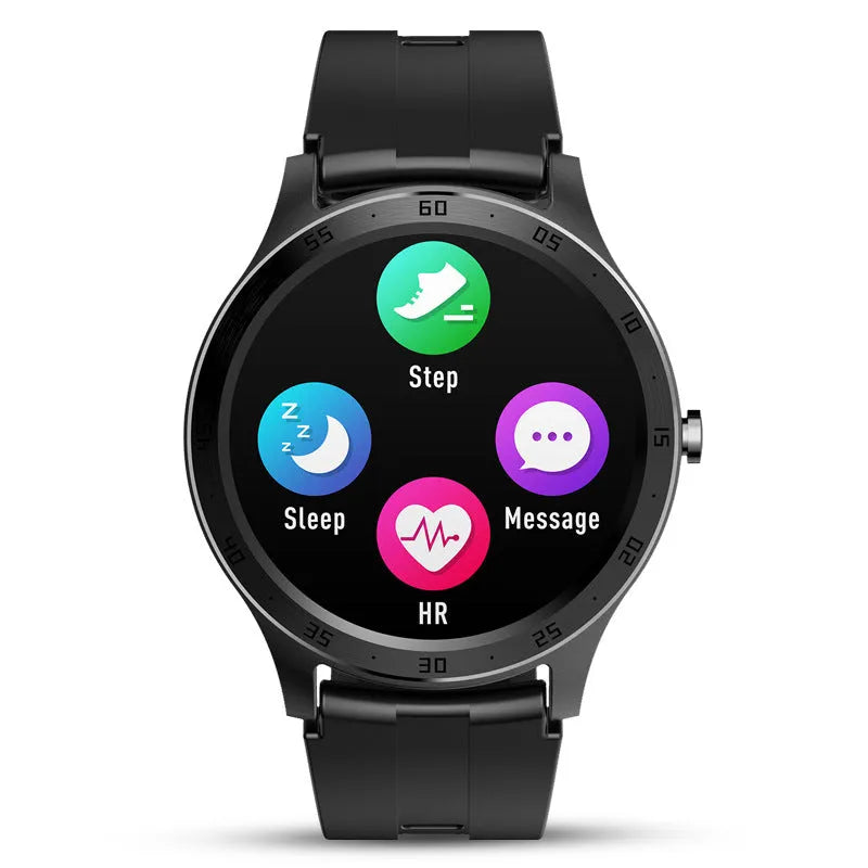 S20 smart fitness bracelet in black with a 1.28-inch colour screen on a wrist.
