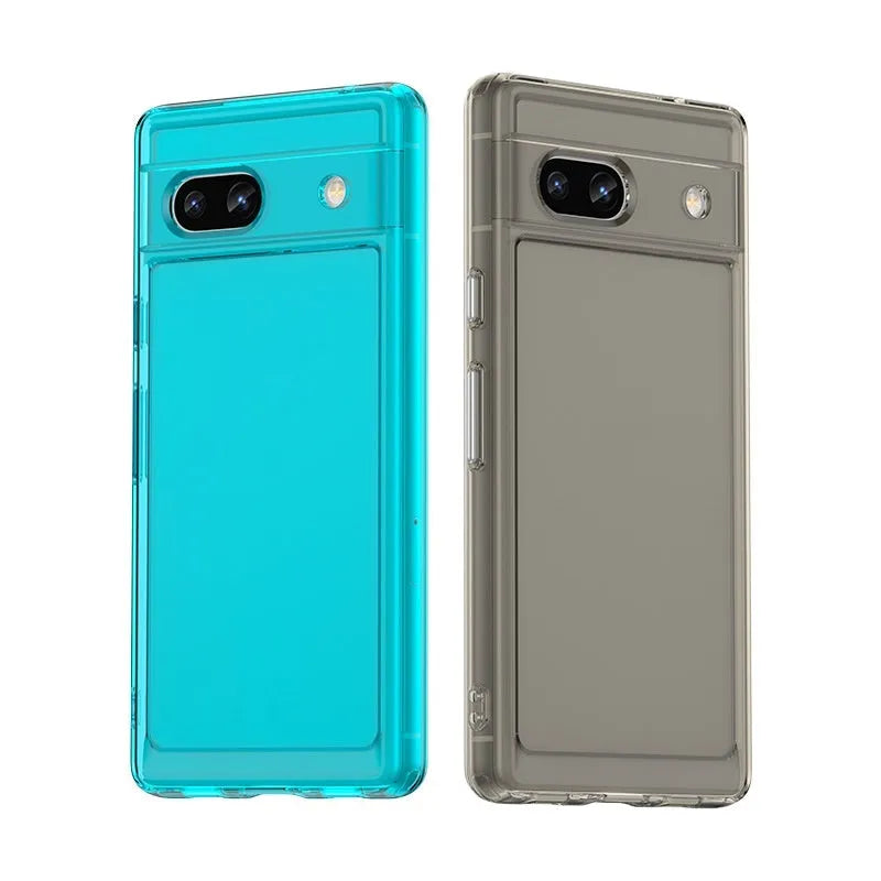 Transparent acrylic TPU phone case for Google Pixel 7, 7 Pro and 7A with magnetic suction and anti-fingerprint surface