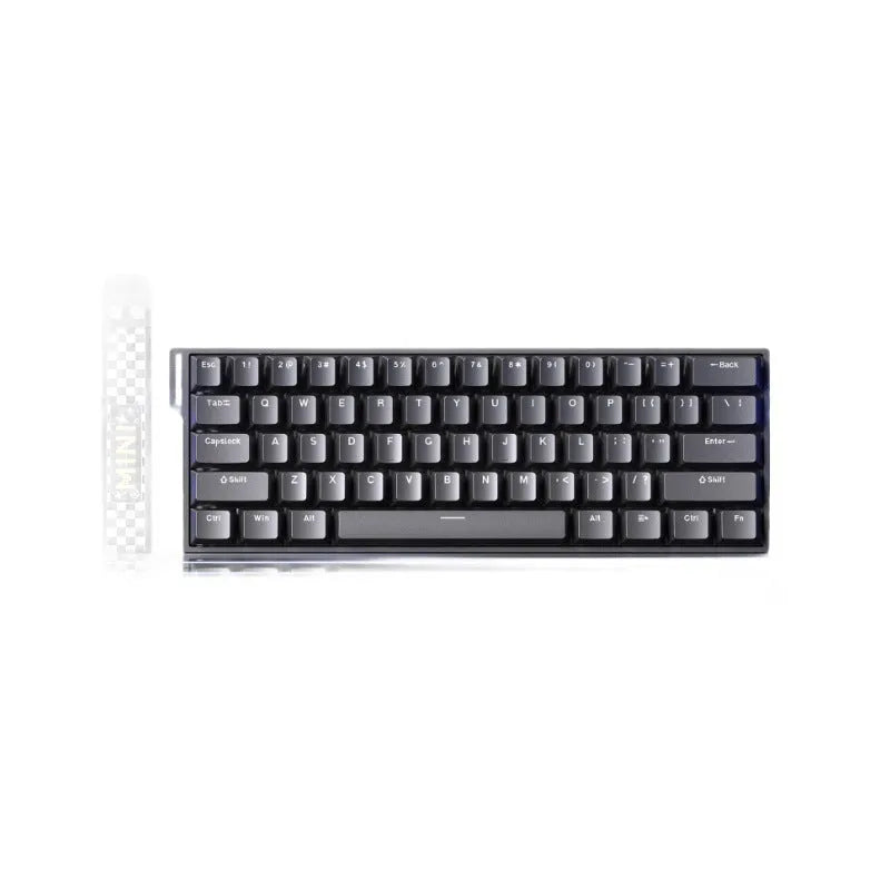 Wired magnetic axis keyboard with RGB backlighting showing one of eleven available style and colour variations.