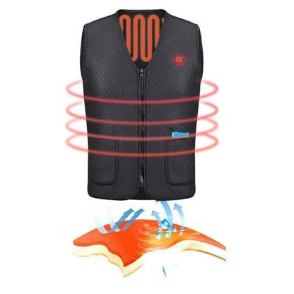 Versatile outdoor electric heated vest with adjustable heat settings, durable construction, and flexible design for all-season adventures