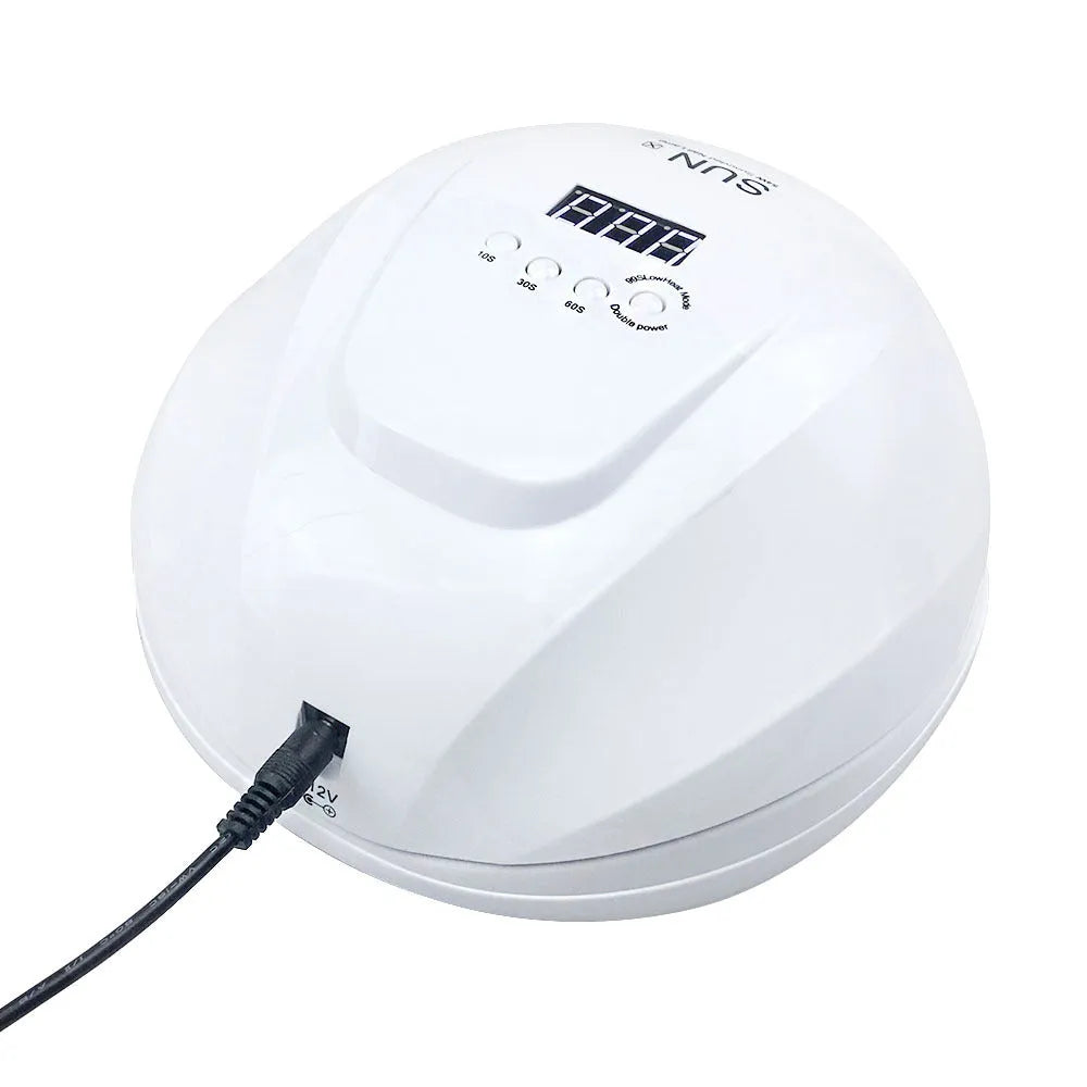 54W nail lamp dryer with EU or US plug and 100-240V universal voltage for gel polish curing