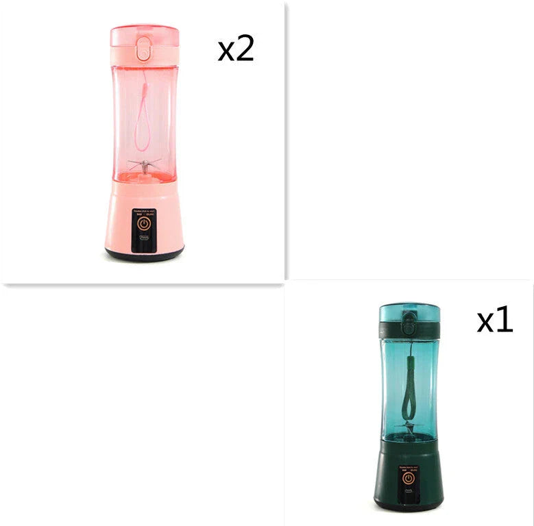 Portable USB Rechargeable Fruit Smoothie Blender with Cordless Design and Powerful Blending Capabilities