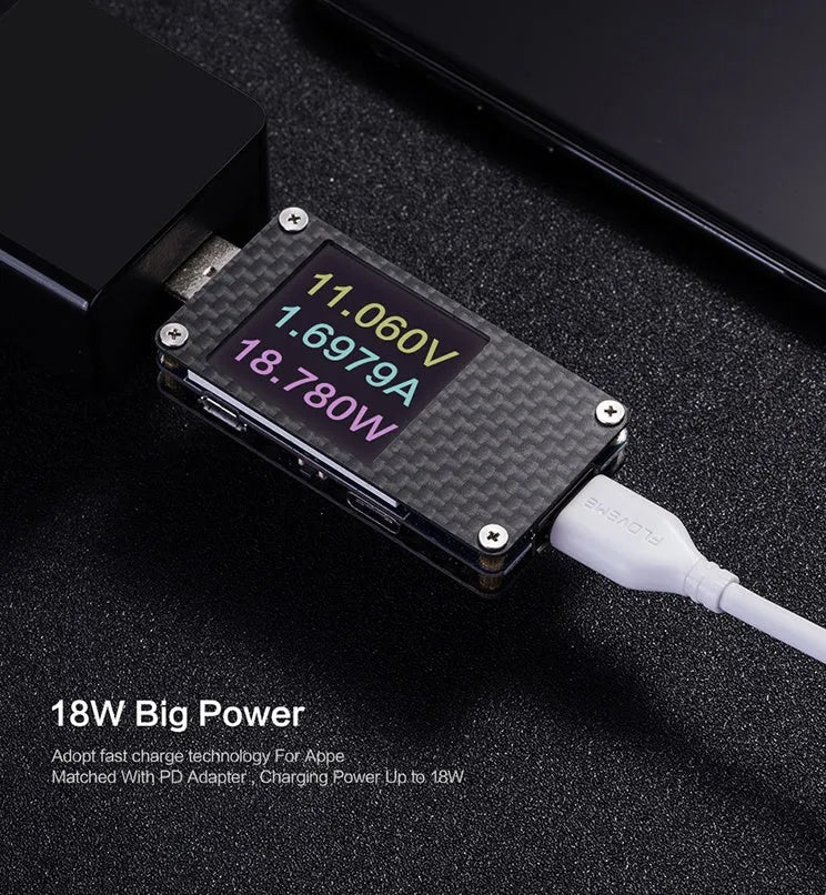 White braided USB-C to Lightning charging cable measuring 1 metre length for iPhone devices