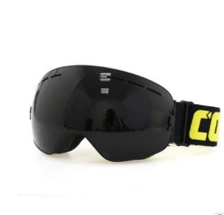 Premium ski goggles with dual-layer anti-fog lens, offering crystal-clear visibility and impact protection for winter sports