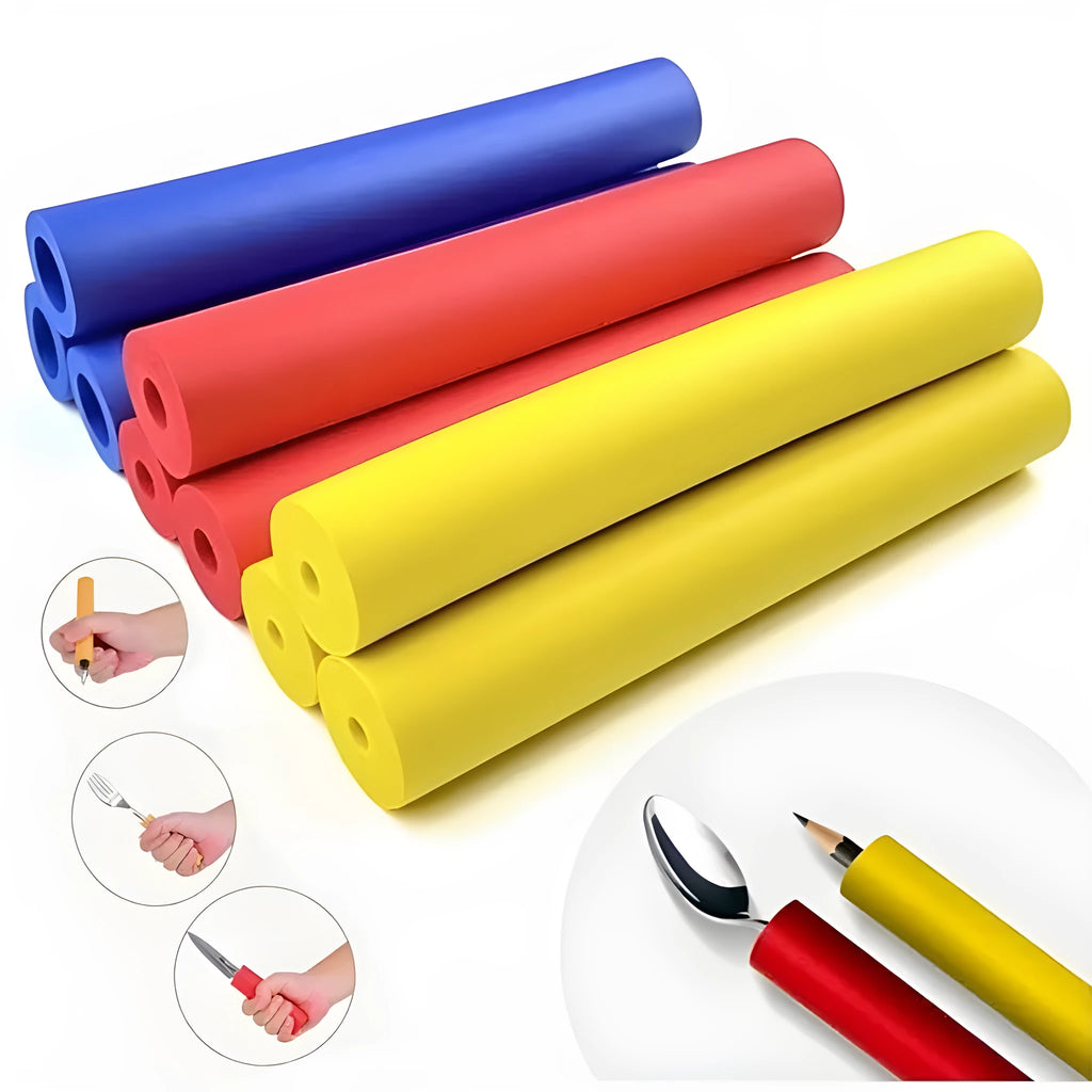 Rubber auxiliary grip hose for tableware handles with 10mm or 18mm inner diameter