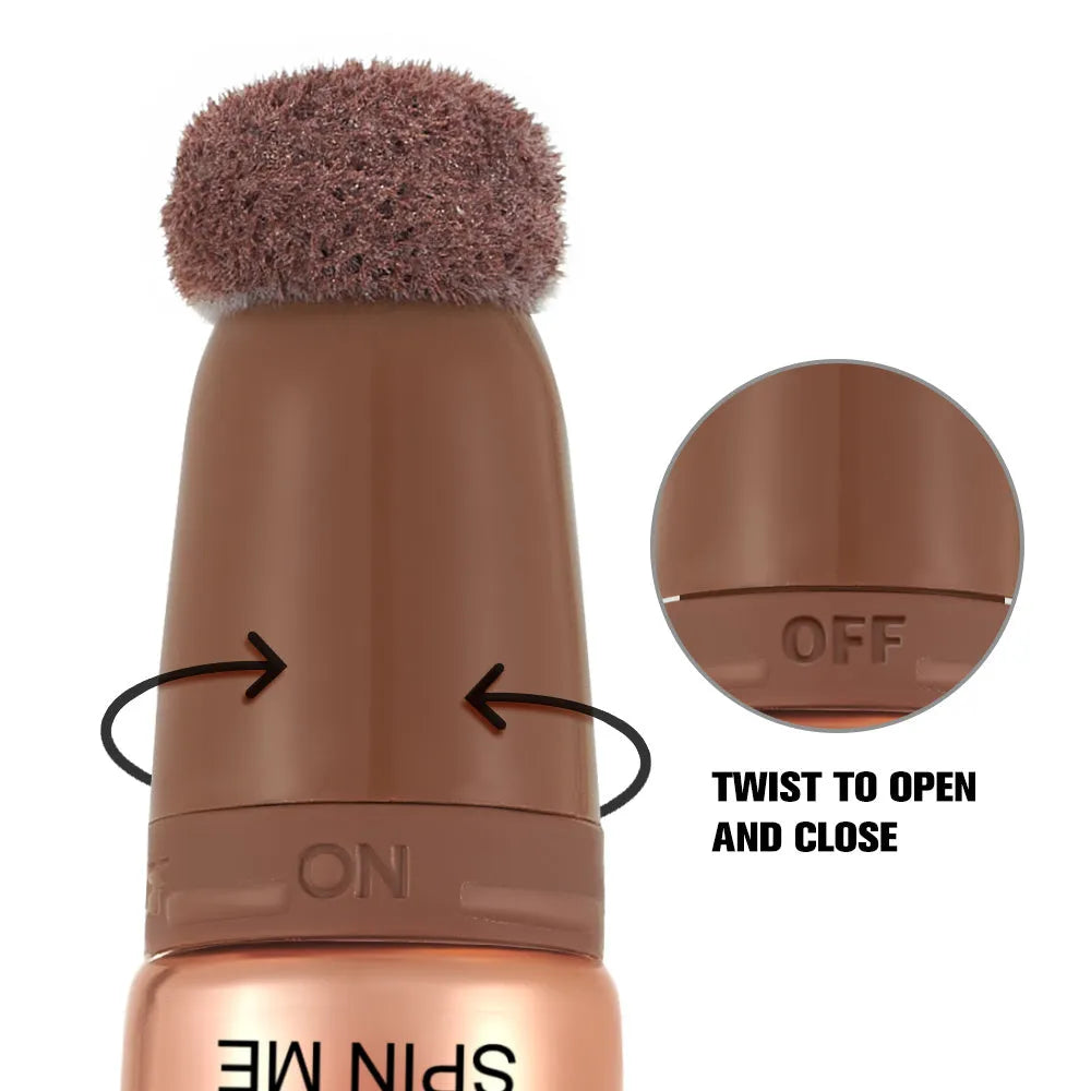 PHOFAY highlighter wand 15 ml liquid illuminator with twist-open sponge applicator silky shiny finish