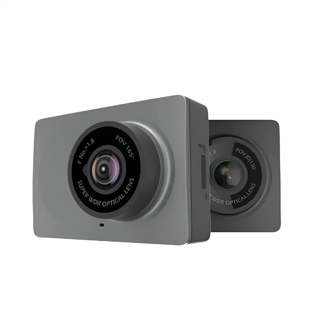 YI Intelligent Driving Recorder black power version, 160° angle, 3 million pixels, 74mm x 19.4mm x 52.4mm, PC/ABS housing