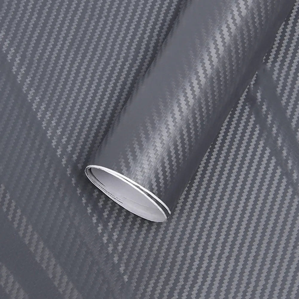 PVC 3D Car Body Stripes Sticker 127x10cm or 127x20cm Strong Adhesion Custom Colour for Vehicle Exterior Decoration in Black White Blue Red Silver Gold Purple Green Pink Wine Red Dark Grey Orange