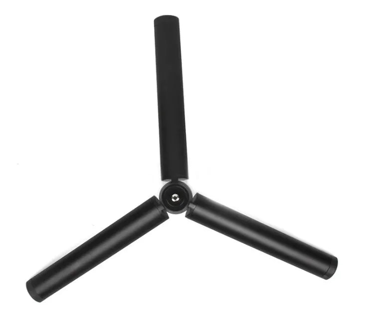 Black aluminium mobile phone PTZ stabilizer tripod compatible with Apple iPhone