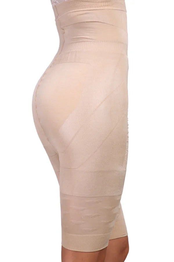 Women's seamless high waist shapewear shorts in black on a mannequin.