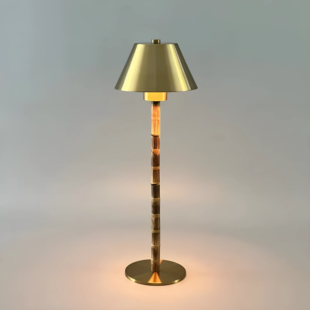 3W LED desk lamp with warm light, alloy body, and 2800mAh battery for portable use