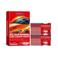 Windshield cleaning effervescent tablets 6 x 6cm 20 pack on white background