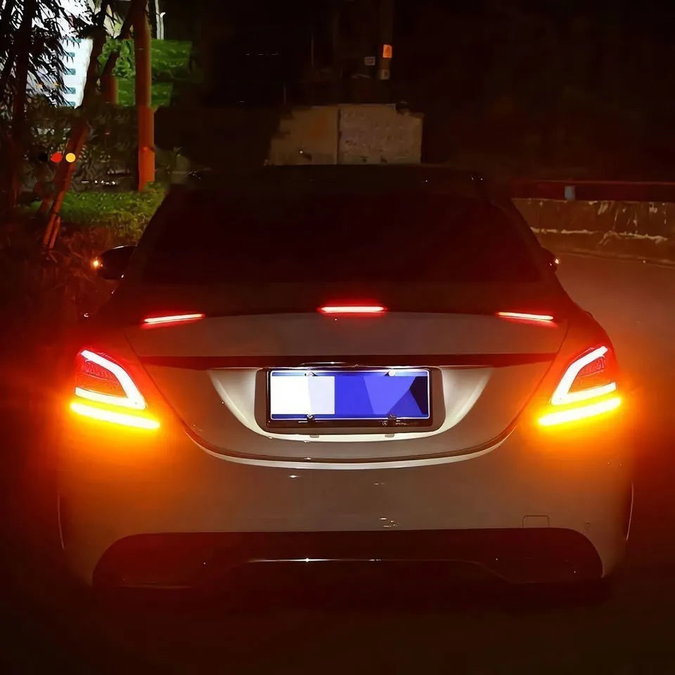 Automobile LED streamer tail light strip for car wing in red or colourful options
