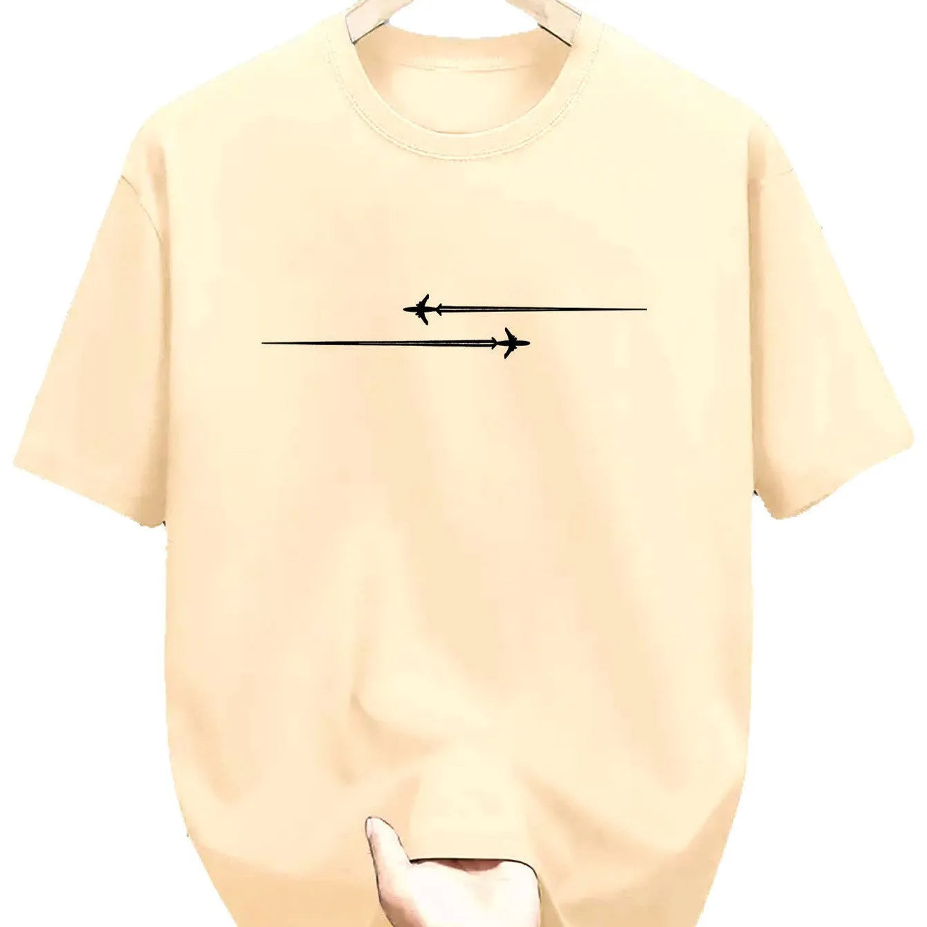 Loose fit cotton blend sports t-shirt with cartoon print in multiple colour options
