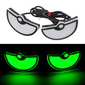 Triangle motorcycle decorative light in waterproof plastic housing with semicycle lens in amber colour option