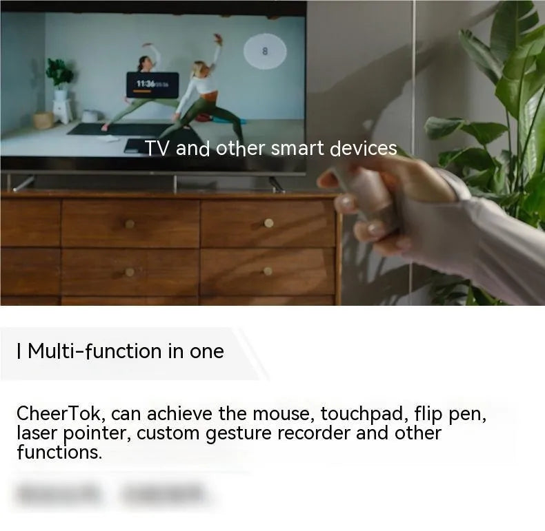 Silver multi-function laser pen with wireless mouse and smartphone remote control, 1MW laser, 10m range, 200mAh battery
