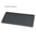 Black silicone rubber car anti-slip dashboard mat for storing small items, available in L and S sizes and 8 styles