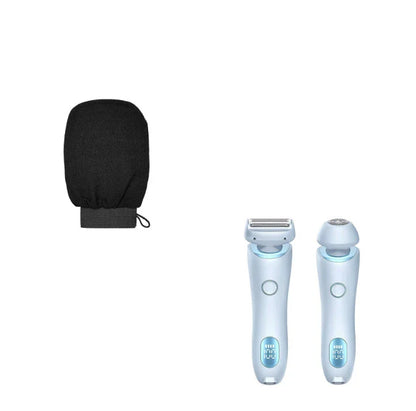 2-in-1 Electric Women's Shaver with Trimmer for Body, Face and Bikini Area