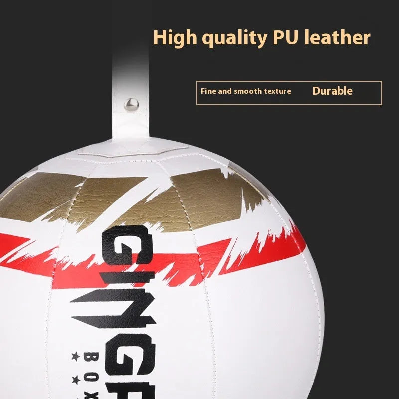 Hanging boxing speed ball training equipment in black, black and green, or white colour options