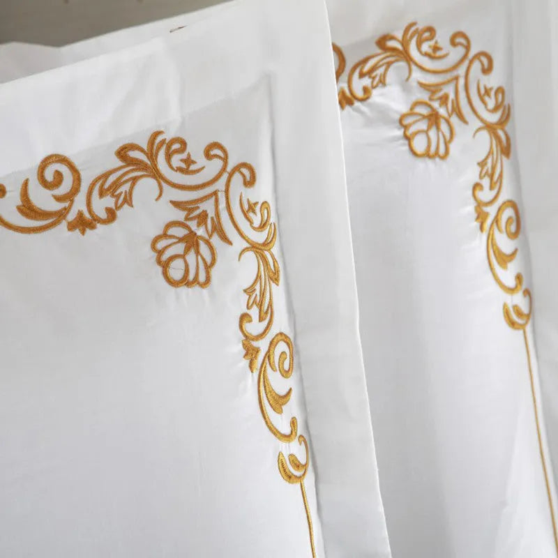 Four-piece pure cotton bedding set with twill weave, 60 count, plain pattern, 200x230cm and 200x240cm sizes