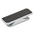 Aluminium alloy magnetic suction mobile phone car holder in silver with compact dimensions