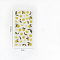 DIY fruit bronzing sticker set showing grape, orange, passion fruit, peach, pineapple and strawberry designs