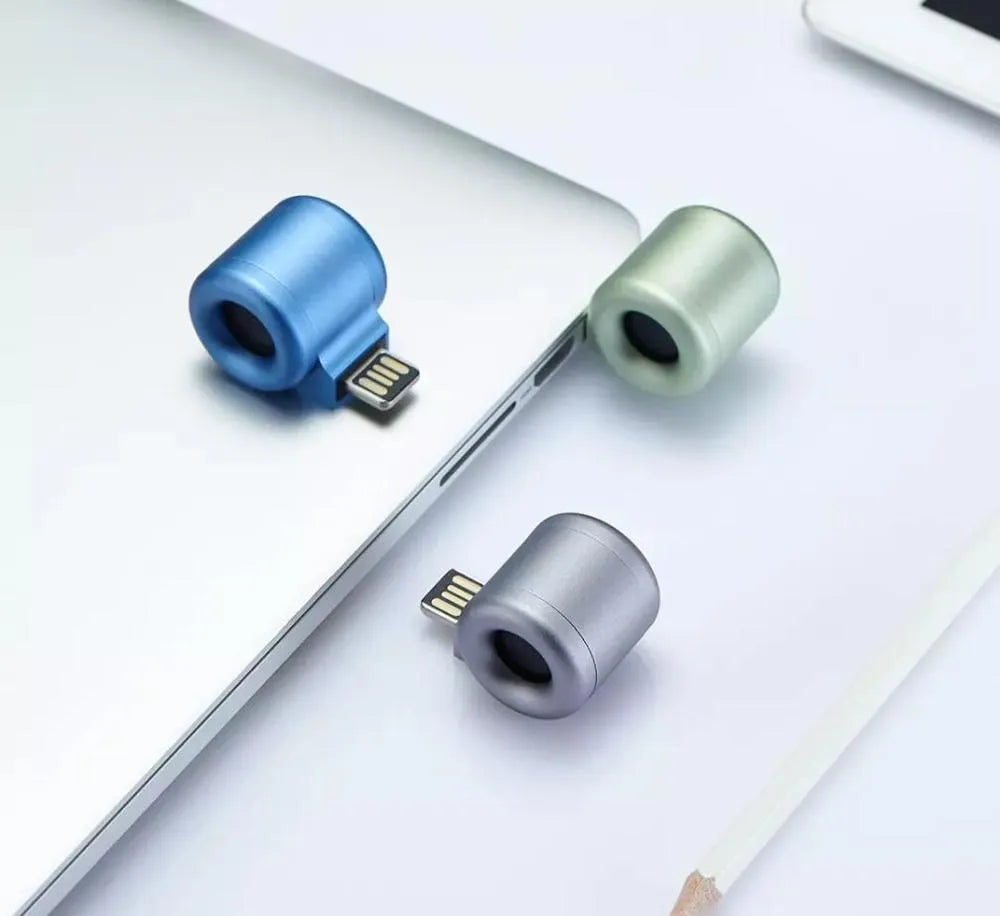 USB mini diffuser car air purifier in grey, peacock blue, military green, orange and lemon, portable solid fragrance diffuser.