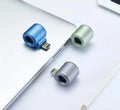 USB mini diffuser car air purifier in grey, peacock blue, military green, orange and lemon, portable solid fragrance diffuser.
