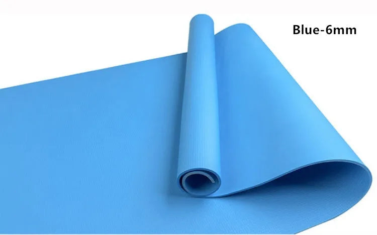 EVA fitness yoga mat in selected colour showing textured anti-slip surface