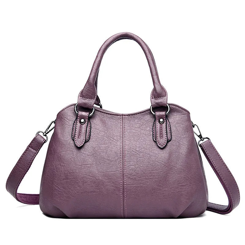 Casual crossbody backpack, large capacity, PU leather, dumpling shape, urban simplicity style, five colour options