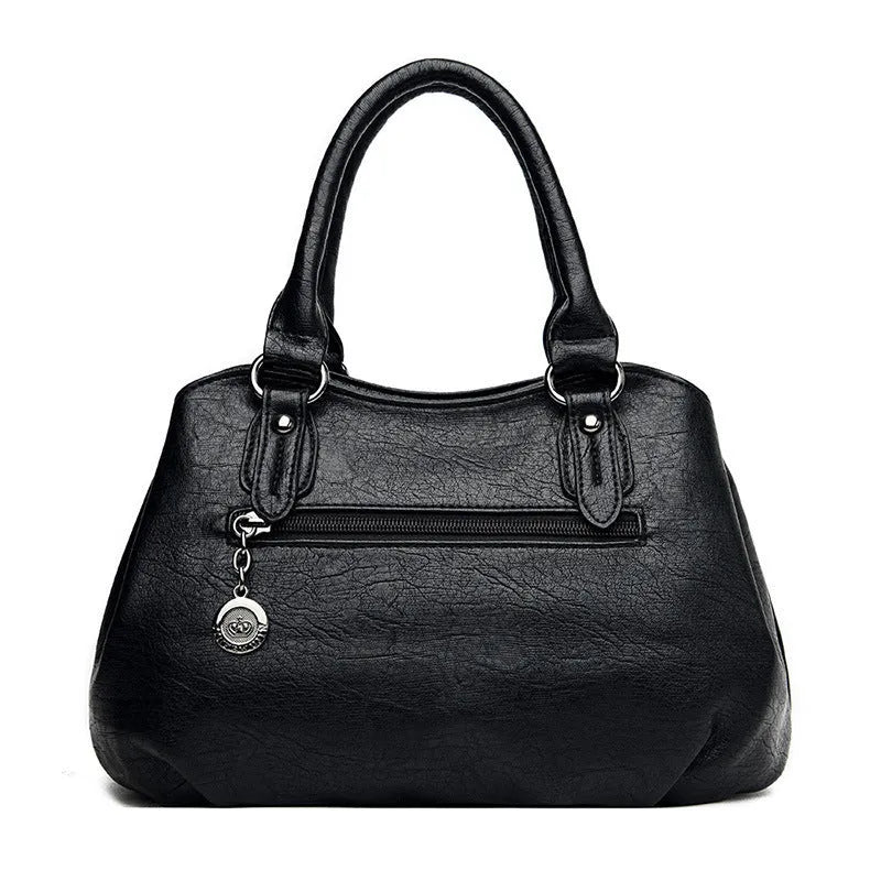 Casual crossbody backpack, large capacity, PU leather, dumpling shape, urban simplicity style, five colour options