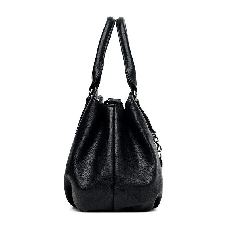Casual crossbody backpack, large capacity, PU leather, dumpling shape, urban simplicity style, five colour options