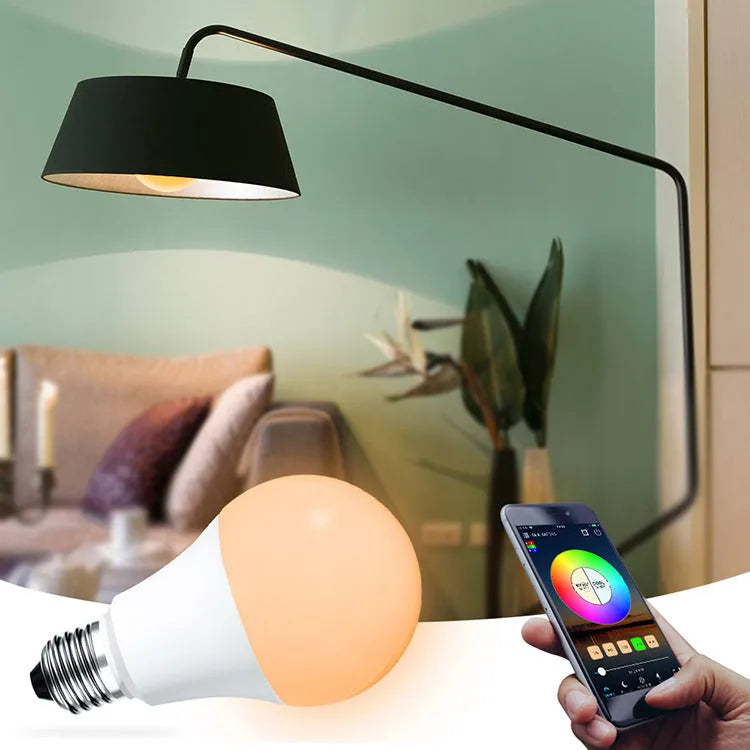 7W smart WiFi LED bulb with voice control for Alexa and Google Home devices