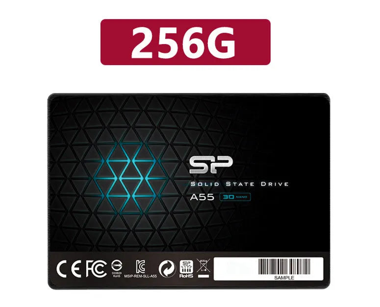 Solid state hard disk for notebook computer, 128GB to 1TB, SLC caching, 500MB/s read speed