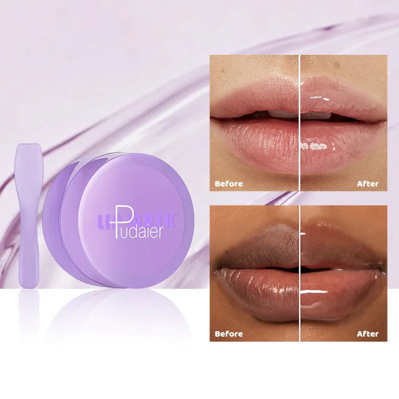 10ml exfoliating lip balm tube with scraper tool for lip hydration