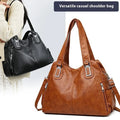Square vertical women's tote bag in soft PU material with a single shoulder strap, shown in a light brown colour.